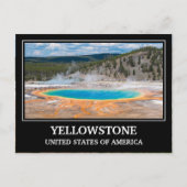 Yellowstone USA Briefkaart (Voorkant)