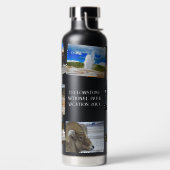 Yellowstone Vacation 8 Foto's personaliseren tekst Waterfles (Links)