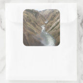 Yellowstone Vierkante Sticker (Tas)