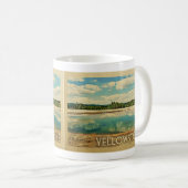 Yellowstone Vintage Travel Koffiemok (Voorkant rechts)