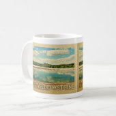 Yellowstone Vintage Travel Koffiemok (Voorkant links)