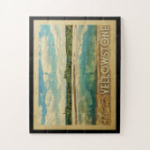 Yellowstone Vintage Travel Legpuzzel (Verticaal)