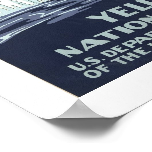 Yellowstone Vintage Travel Poster (Hoek)