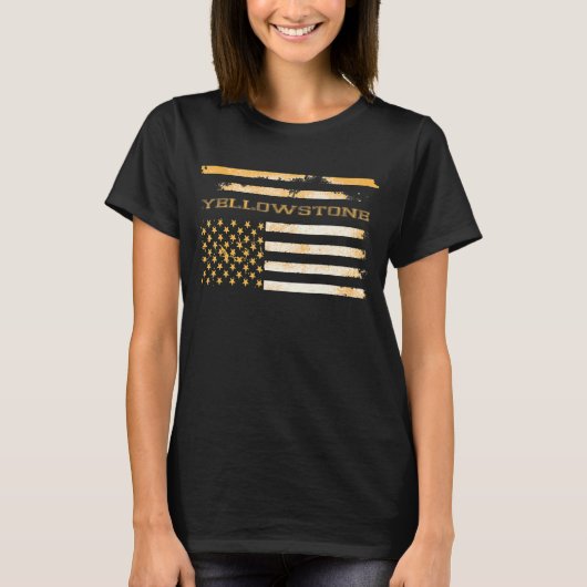 Yellowstone-vlag T-shirt (Voorkant)