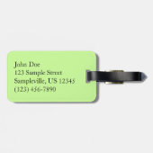 Yellowstone Waterfall Bagagelabel (Achterkant horizontaal)