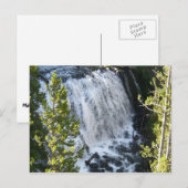 Yellowstone Waterfall Briefkaart (Voorkant / Achterkant)