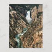 Yellowstone Waterfall Briefkaart (Voorkant)