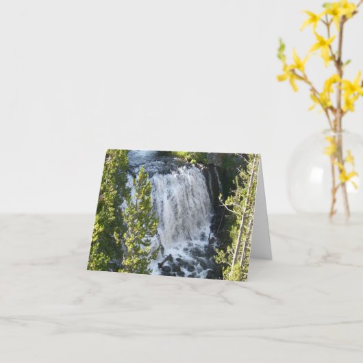 Yellowstone Waterfall Kaart (Gele Bloem)