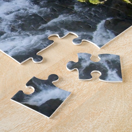 Yellowstone Waterfall Legpuzzel (Zijkant)