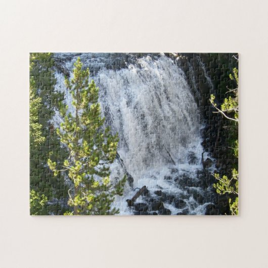 Yellowstone Waterfall Legpuzzel (Horizontaal)