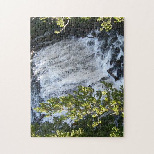 Yellowstone Waterfall Legpuzzel (Verticaal)