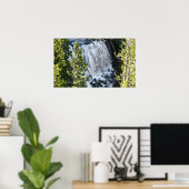 Yellowstone Waterfall Poster (Thuiskantoor)