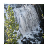 Yellowstone Waterfall Tegeltje (Voorkant)