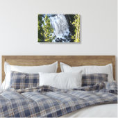 Yellowstone Waterval Canvas Afdruk (Insitu (Slaapkamer))