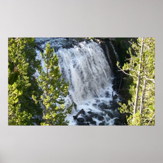Yellowstone Waterval Poster (Voorkant)