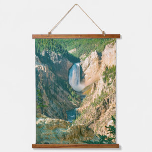 Yellowstone-watervallen in Nationaal Park Hangend Wandkleed