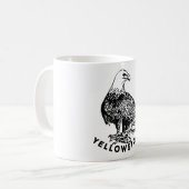 Yellowstone Whiteheadpark vogel logo Koffiemok (Voorkant links)