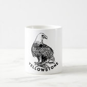 Yellowstone Whiteheadpark vogel logo Koffiemok (Center)