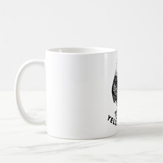 Yellowstone Whiteheadpark vogel logo Koffiemok (Links)