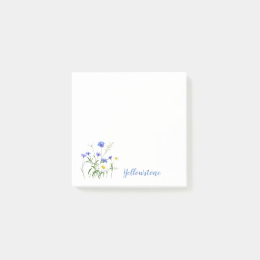 Yellowstone-wildbloemen Post-it-briefjes Post-it® Notes (Voorkant)