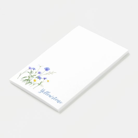 Yellowstone-wildbloemen Post-it-Notes Post-it® Notes (Schuin)