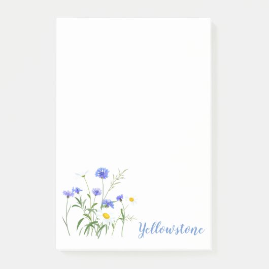 Yellowstone-wildbloemen Post-it-Notes Post-it® Notes (Voorkant)
