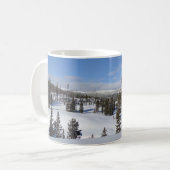 Yellowstone Winter Landscape Foto Koffiemok (Voorkant links)