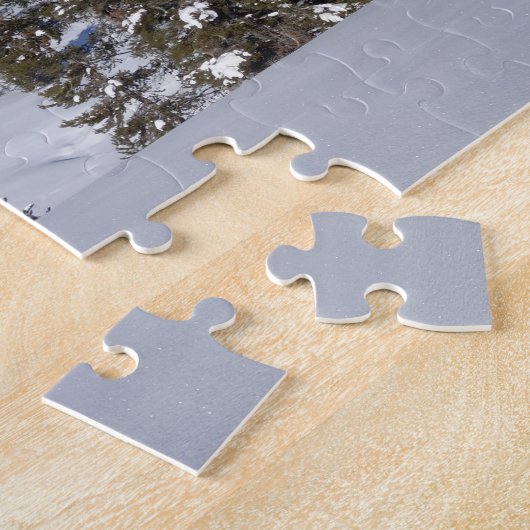 Yellowstone Winter Landscape Foto Legpuzzel (Zijkant)