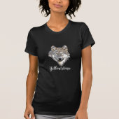 Yellowstone Wolf, bovenste T-Shirt voor vrouwen (Voorkant)