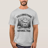 Yellowstone Wolf en Lam T-shirt (Voorkant)