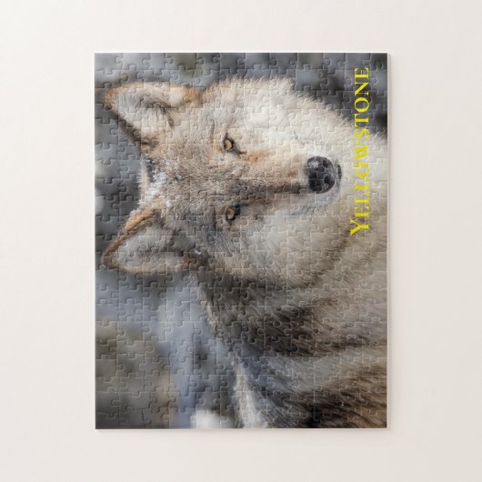 Yellowstone Wolf Game Puzzle Legpuzzel (Verticaal)