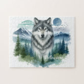 Yellowstone Wolf Jigsaw Puzzel (Horizontaal)