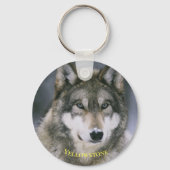 Yellowstone Wolf Sleutelhanger (Voorkant)