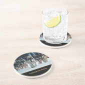 Yellowstone Wolven Sandstone Onderzetter (Zijkant)