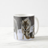 Yellowstone Wolves Coffee Mok (Voorkant rechts)