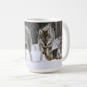 Yellowstone Wolves Coffee Mok