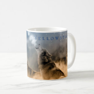 Yellowstone Wolves Coffee Mok