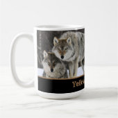 Yellowstone Wolves Coffee Mok (Links)