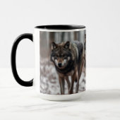 Yellowstone Wolves Koffie Mok Two-Tone (Links)