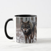 Yellowstone Wolves Koffie Mok Two-Tone (Links)