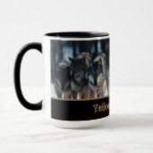 Yellowstone Wolves Koffie Mok Two-Tone (Links)