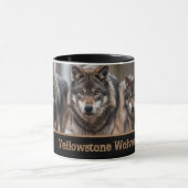 Yellowstone Wolves Koffie Mok Two-Tone (Midden)