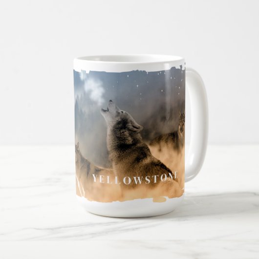 Yellowstone Wolves-Mok Koffiemok (Voorkant rechts)