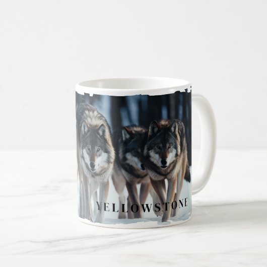 Yellowstone Wolves-Mok Koffiemok (Voorkant rechts)