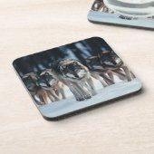 Yellowstone Wolves Onderzetter Set (Linkerzijde)