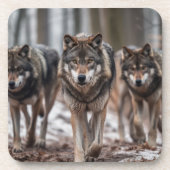 Yellowstone Wolves Onderzetter Set (Voorkant)