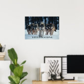 Yellowstone Wolves Poster Kunst (Thuiskantoor)