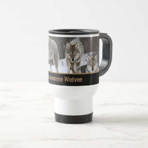 Yellowstone Wolves Travel Mug Reisbeker