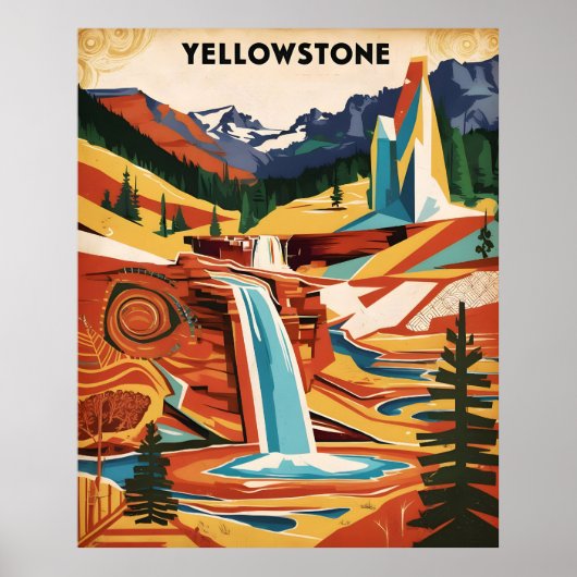 Yellowstone Wonders Poster (Voorkant)