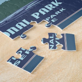 Yellowstone WPA-reis - oud getrouw Legpuzzel (Zijkant)